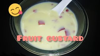 Fruit custard recipe||Food way||desert special