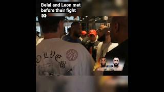 Belal Muhammad and Leon Edwards met in an elevator before their fight