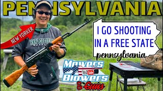 CITIZENS OF THE PEOPLES REPUBLIC OF NEW YORK TRAVEL TO THE FREE STATE OF PENNSYLVANIA FOR 2A FREEDOM