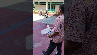 kreatifnya karya anak kelas 7 smp ini 👏 membuat pesawat dari sterofoam