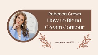 How to Blend Cream Contour