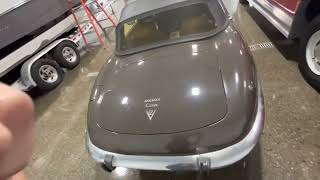 1972 Jaguar XKE v12 Roadster Barn Find WalkAround Vide