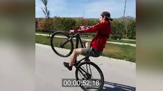 Mountain Bike Wheelie Challengue