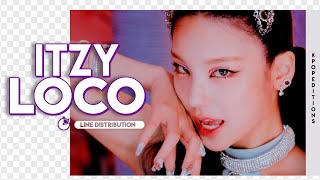 ITZY (있지)  – LOCO | Line Distribution