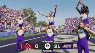 College Football 25 James Madison vs Ball State 2024 Gameplay PS5