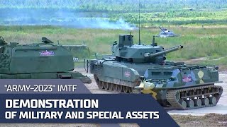 Live demonstration-presentation of military and special assets capabilities at "ARMY-2023" IMTF