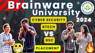 BRAINWARE UNIVERSITY: BTech Vs BSc in Cyber security? In-Depth Campus Review🔥Fees😱Placement 😱Review🔥