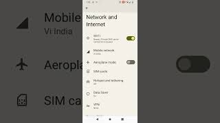 how to set private DNS in redmi a1, private DNS setting