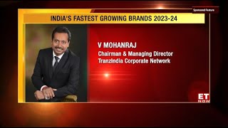 TranzIndia Corporate Network Pvt. Ltd. featured on ET NOW -  Greatest Brands & Leaders