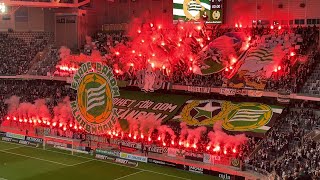 Hammarby - Häcken 2023 TIFO + PYRO