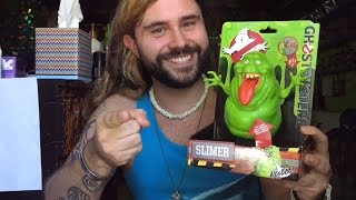 2016 Ghostbusters Matel Slimer Toy Review - lightboltjoe