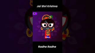 Wo Kisna hai | Cute Krishna Illustration | #jaishreekrishna #radheradhe #radhekrishna