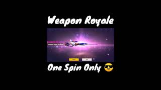 free fire weapon royale crate opening one spin trick 🔥 || 100% working trick || #shorts