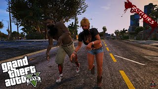 GTA 5 - Franklin & Tracey Became A Zombie | GTA 5 MODS