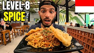 First Time Trying MIE GACOAN 🇮🇩 LEVEL 8 Spiciest Noodles!