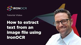 How to extract text from an image file | IronOCR