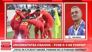 Gigi Becali FULMINANT După u Craiova - Steaua 0-3 "STAI LA TV ȘI AȘTEPȚI SPETACOLUL"