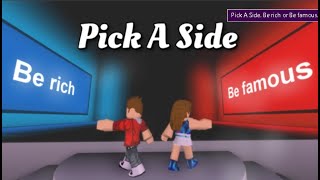 Pick a side! (FUNNY)