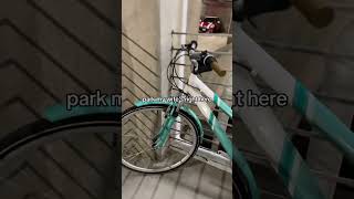 You can Park the #bike #tailoredtechnique #youtubeshorts #videography #funnyvideo #love #beware