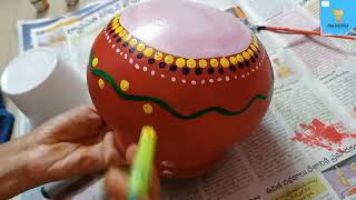 |Krishna pot making|krishnastami|RADHAKRISHNA|క్రిష్ణ వెన్న కుండ easy preparation|@JBSsisters