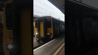 Northern class 156465 passing through Newcastle bound for heaton depot with a brokijg 2 tone