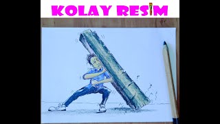 ÖZAY KOCABAŞ KOLAY İNSAN ÇİZİMİ KARİKATÜR