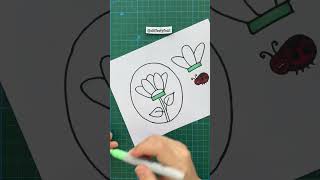 🐞🍀🧧#differlyfont #satisfying #art #painting #funny #funvideo #flowers