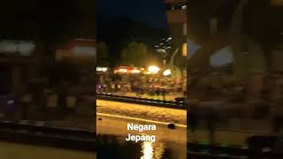 Suasana Malam Hari Di Negara Jepang