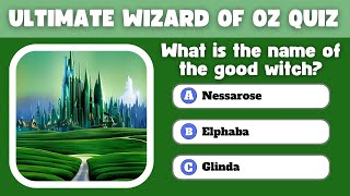 The Ultimate Wizard of Oz Trivia Quiz – How Many Oz-tastic Facts Do You Remember? 🌈🏆