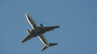 Boeing 737-4Q8  Tailwind Airlines (TC-TLA) landing on Ostrava airport