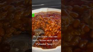 How to make Beans Stew with Abenkwan (Palmnut Soup)#ghanafood #bangasoup #beansrecipe #cooking