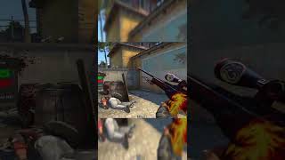 1 v 4 clutch in csgo #csgo #shorts