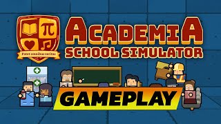 Academia: School Simulator  🔹 Start and Late Gameplay