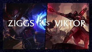 CHILLIN7 as Ziggs vs Viktor S5 Platinum Ranked #138