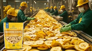 How Banana Chips Are Made in Factory? 🍌 Captain Discovery