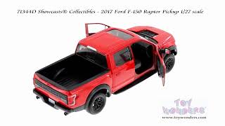 71344D Showcasts® Collectibles - 2017 Ford F-150 Raptor Pickup 1/27 scale