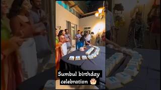 Sumbul Touqeer Birthday Celebration on Kavya Set #sumbultouqeer #shortsfeed #kavya #adya #shorts #yt