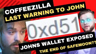 Safemoon CEO John Karony Pump and Dump Wallet exposed?? Coffeezilla FIRES LAST WARNING SHOT !!!