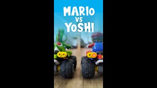 Funny Mario vs. Yoshi R/C Car Race IRL #Shorts