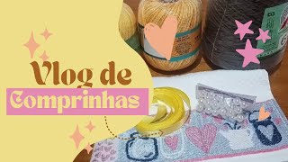 VLOG DE COMPRINHAS DE LINHAS E BARBANTE, PREÇO. #vlogdecompras