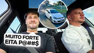 FINALMENTE ANDEI NO NOVO GOLF GTI DO PORTUGA! (MUITO FORTE)