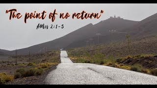 The Point of No Return