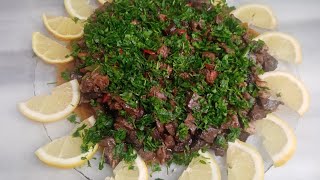 طريقة عمل سودة وقلب الخاروف(كبد) بطريقة بسيطة والطعم👌روعة😋مع#& Arap mutfağı