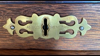 Part 2 of Angus Menstrie Edwardian Roller Top desk restoration, repair and upgrade