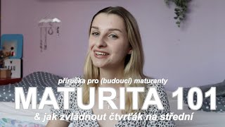 JAK ODMATUROVAT // tipy, rady a moje zkušenosti jak úspěšně složit maturitu