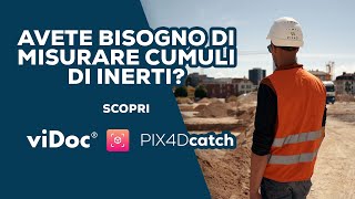 Pix4D - Avete Bisogno di Misurare Cumuli de Inerti - viDoc RTK rover