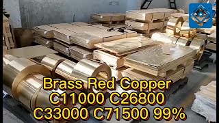 99% Brass Red Copper C11000 C33000 C71500 Supplier