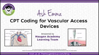 HCGTV: Medical Coding Tips - CPT Coding for Vascular Access Devices