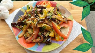 Baqlajonli salat / Салат из баклажанов / Eggplant salad