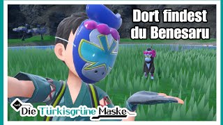 Dort findest du das legendary Pokemon Benesaru / Pokémon Karmesin & Purpur DLC Die türkisgrüne Maske